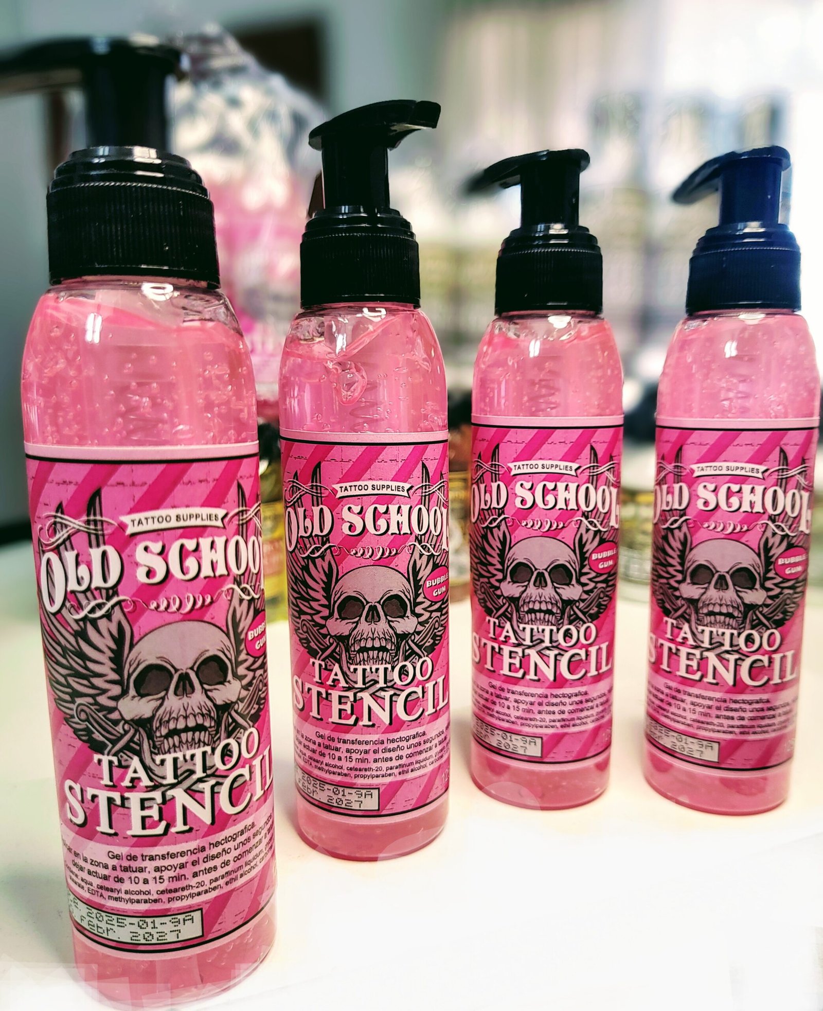 Stencil BubbleGum OldSchool 125ml.